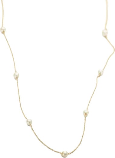 Blush Collier 3185YPW 14k Geelgoud met Parels 42cm Goud