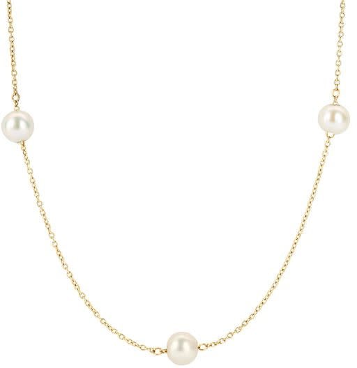 Blush Blush Collier 3185YPW 14k Geelgoud met Parels 42cm Divers