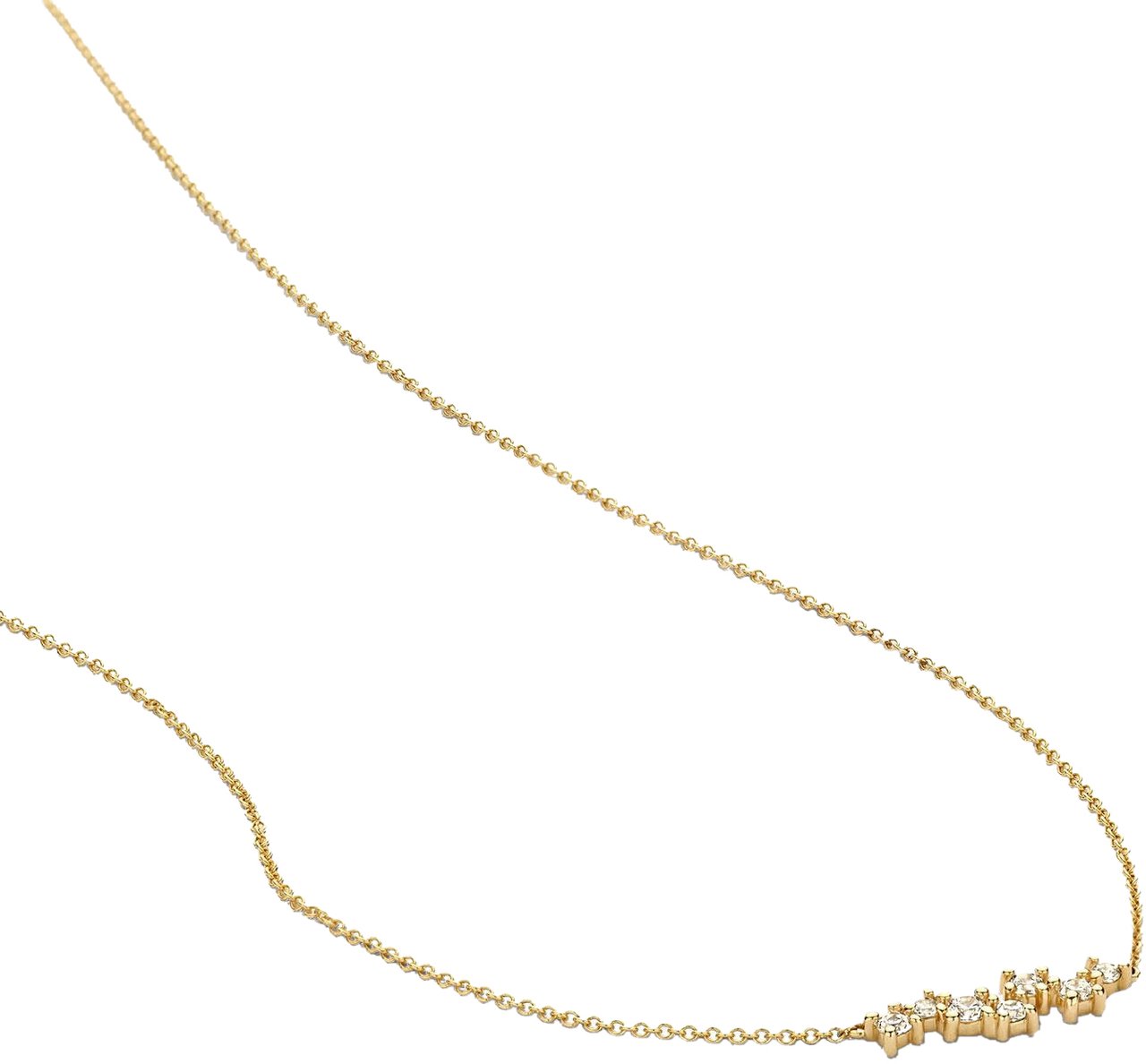 Blush Blush Collier 3191YZI 14k Geelgoud met Zirkonia's Goud