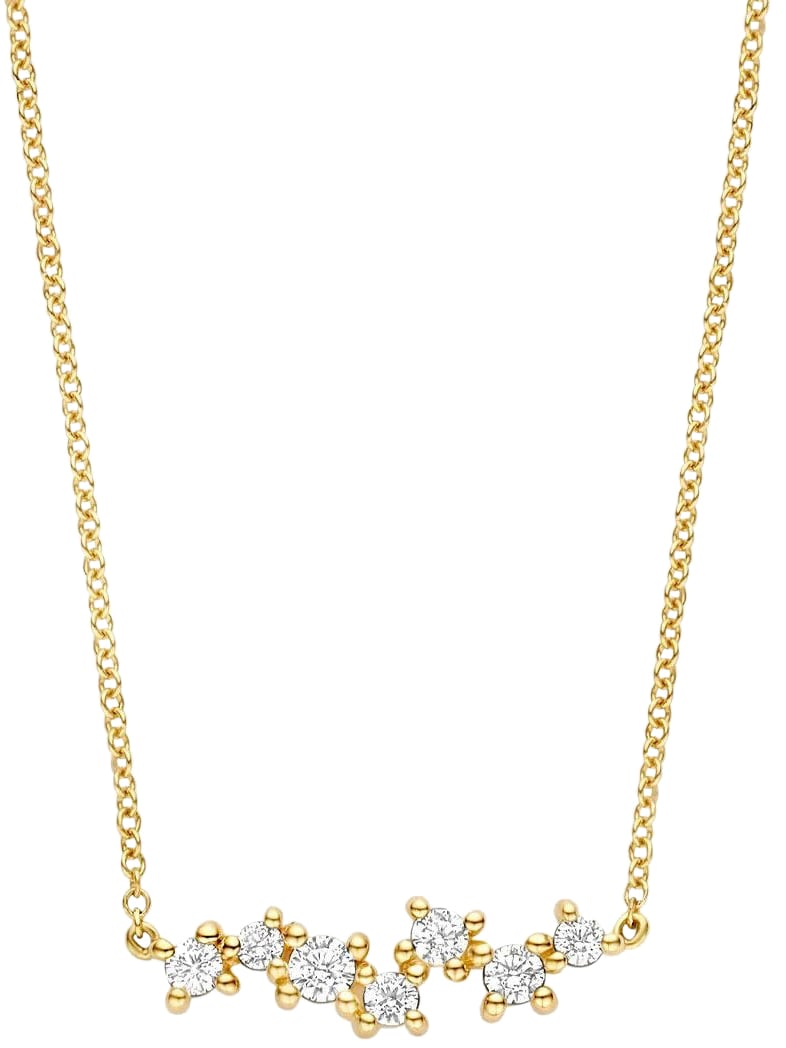Blush Blush Collier 3191YZI 14k Geelgoud met Zirkonia's Goud