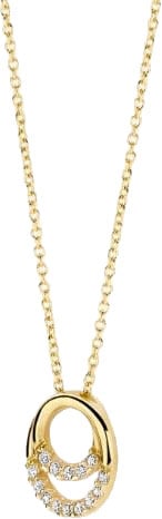 Blush Blush Collier 3193YZI 14k Geelgoud Rondjes met Zirkonia 42cm Goud
