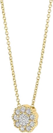 Blush Blush Collier  3196YZI  14k Geelgoud Rondje met Zirkonia 42cm Goud