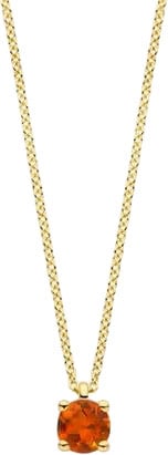 Blush Collier 3200YCI November 14k Geelgoud met Madeira Citrien 42cm Goud