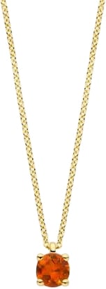 Blush Collier 3200YCI November 14k Geelgoud met Madeira Citrien 42cm Goud
