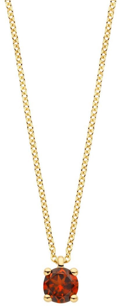 Blush Blush Collier 3200YGA Januari 14K Geelgoud Granaat 42cm Goud