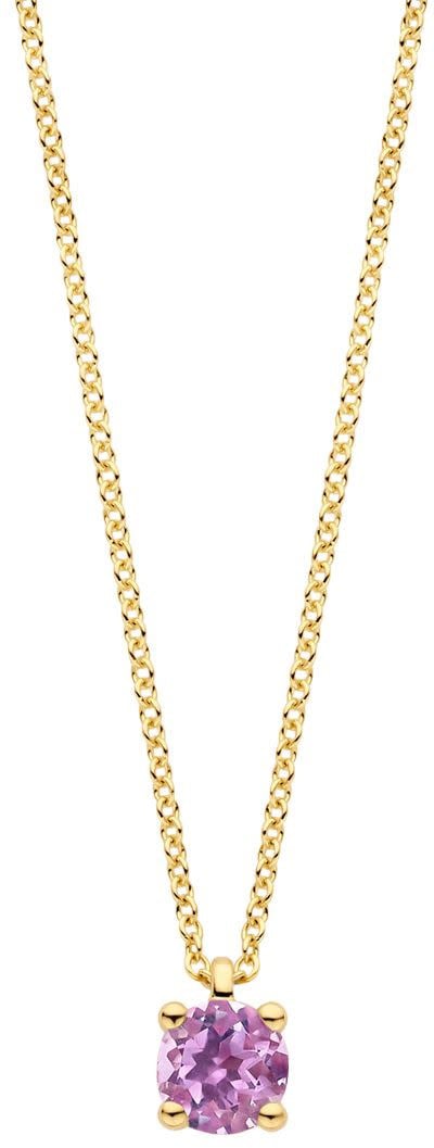 Blush Blush Collier 3200YPA Juni 14k Geelgoud Roze Amatist 42cm Divers