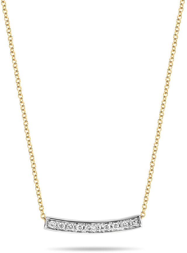 Blush 3605BDI Collier 14 krt geelgoud met diamant Divers