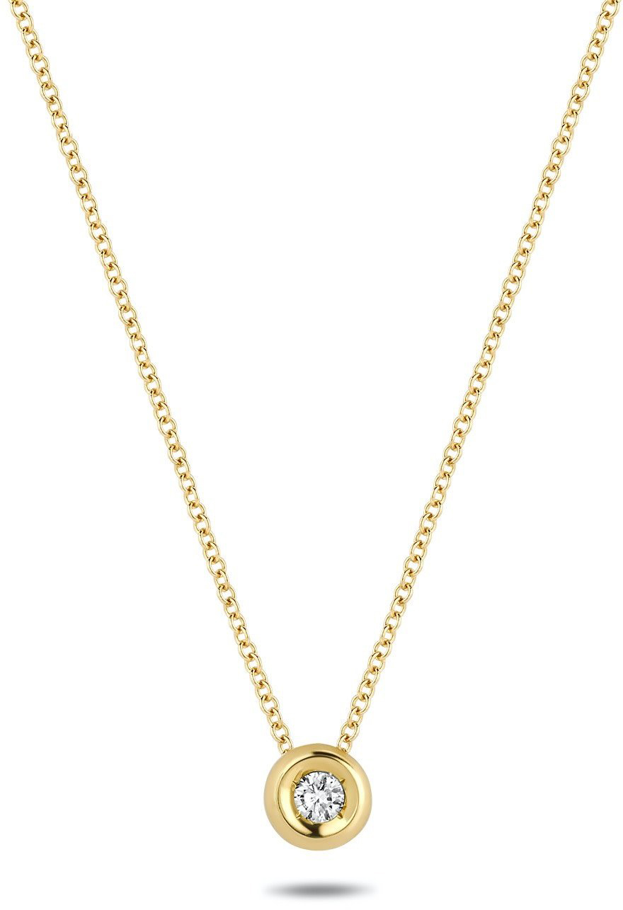 Blush 3606YDI Collier 14 krt geelgoud met diamant Divers