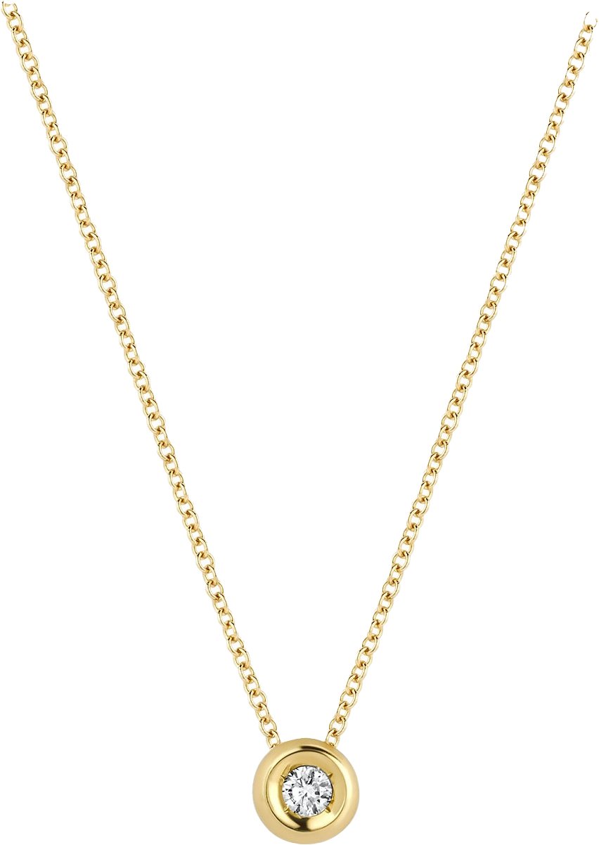 Blush 3606YDI Collier 14 krt geelgoud met diamant Divers