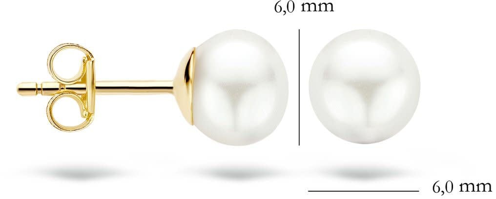 Blush 7150YPW Oorbellen 14 krt geelgoud met Zoetwater parel Goud