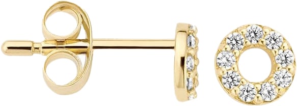 Blush 7193YZI Oorbellen 14 krt geelgoud met zirkonia Goud