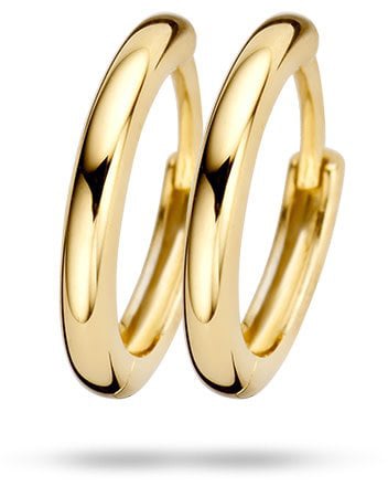 Blush Blush Oorbellen 7232YGO Oorringen 14k Geelgoud Glad Divers