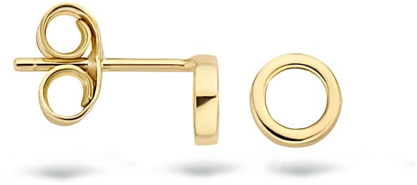 Blush Blush Oorbellen 7244YGO Oorstekers 14k Geelgoud Ringen Divers