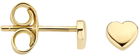Blush Blush Oorbellen 7245YGO Oorstekers 14k Geelgoud Hartjes 4,8mm Goud