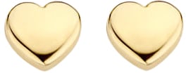 Blush Blush Oorbellen 7245YGO Oorstekers 14k Geelgoud Hartjes 4,8mm Goud