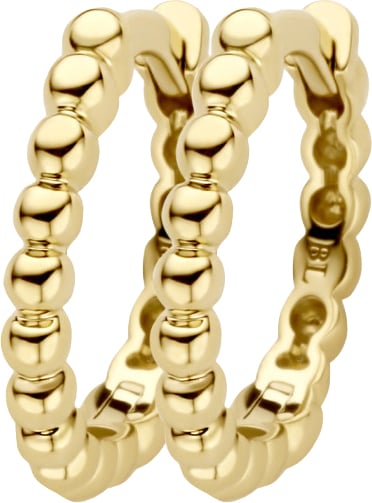 Blush Oorbellen 7264YGO 14k Geelgoud met Bolletjes Motief 11,7mm Goud