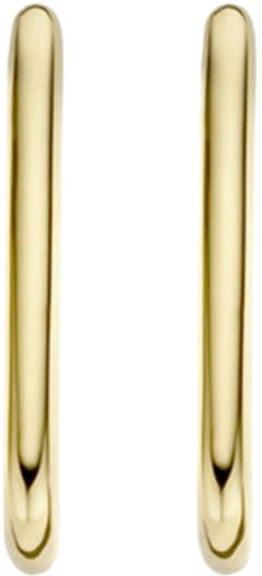 Blush Blush Oorbellen 7295YGO Oorringen 14k Geelgoud Rectangular 1,2mm x 15,2mm x 7,4mm Goud