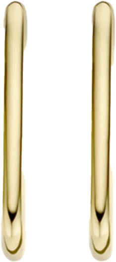 Blush Blush Oorbellen 7295YGO Oorringen 14kr Geelgoud Rectangular 18mm doorsnede Divers
