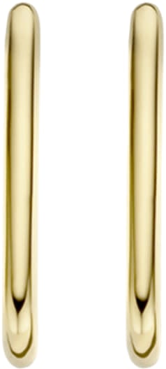Blush Blush Oorbellen 7295YGO Oorringen 14k Geelgoud Rectangular 1,2mm x 15,2mm x 7,4mm Goud
