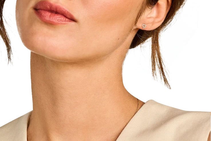 Blush Blush Oorbellen 7299WZI Oorstekers 14k Witgoud Hart met Briljant geslepen Zirkonia Divers