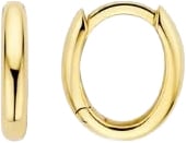 Blush Blush Oorbellen 7398YGO 14k Geelgoud Ovaal Rond Goud