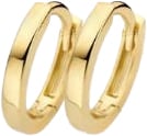 Blush Oorbellen 7399YGO 14k Geelgoud Ovaal Recht 9mm x 10mm Goud