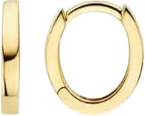 Blush Oorbellen 7399YGO 14k Geelgoud Ovaal Recht 9mm x 10mm Goud