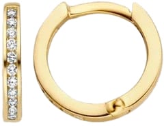 Blush Blush Oorbellen 7614YDI 14kr Geelgoud 0,10crt G SI Briljant geslepen Diamant Goud