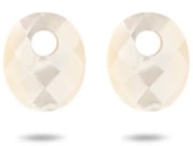 Blush Blush Oorbedels 800MOPM Klein Mother Of Pearl Ovaal 10mm x 12mm Divers