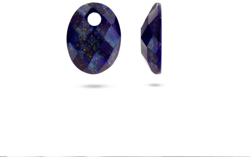 Blush Blush Oorbedels 810LAPO Middel Blauw Lapis 12mm x 20mm Divers