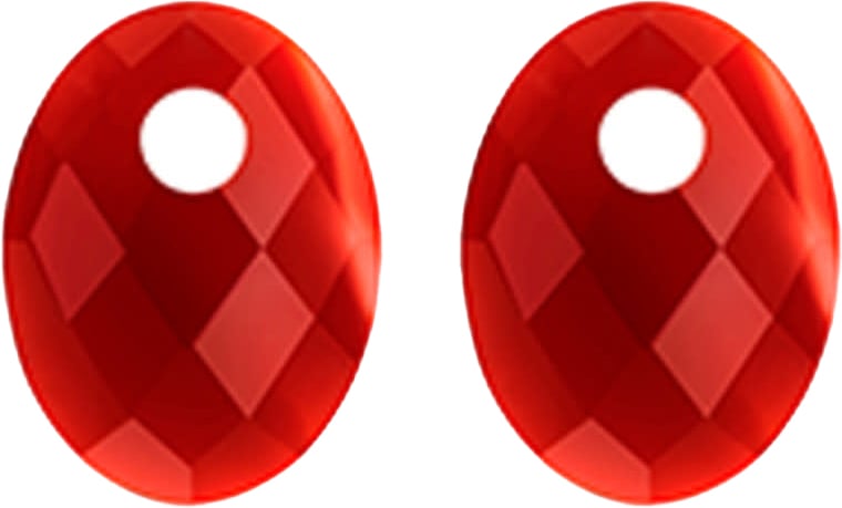Blush Blush Oorbedels 810RAGO Medium Rode Agaat 12mm x 20mm Divers