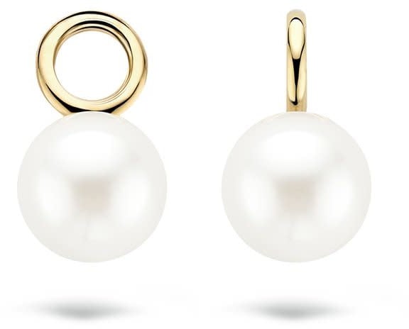 Blush 9023YPW Oorbelbedels 14 krt geelgoud met Swarovski parel Goud