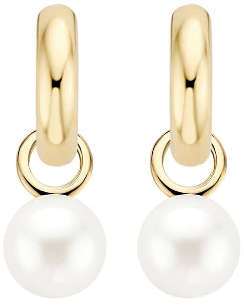 Blush 9023YPW Oorbelbedels 14 krt geelgoud met Swarovski parel Goud