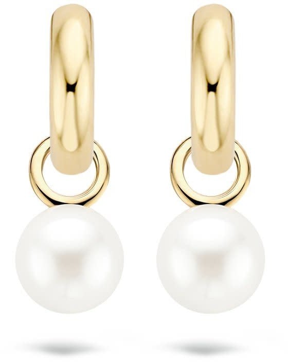 Blush 9023YPW Oorbelbedels 14 krt geelgoud met Swarovski parel Divers