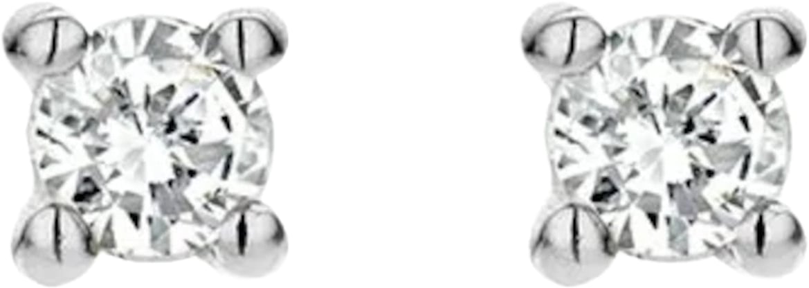 Blush Diamonds - Oorbellen - Witgoud Zilver