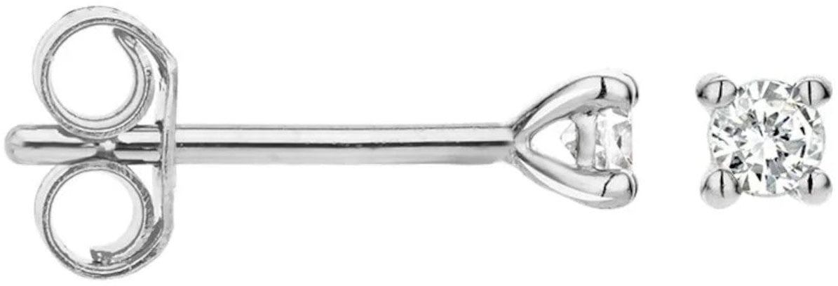 Blush Diamonds - Oorbellen - Witgoud Zilver