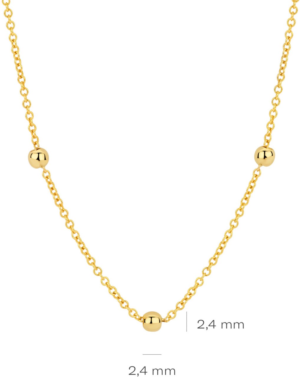 Blush - Ketting - Goud Goud