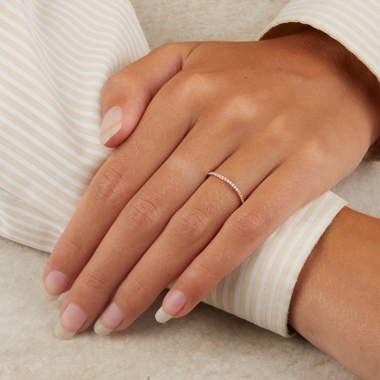 Blush - Ring - Roségoud Roze