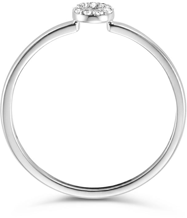 Blush - Ring - Witgoud Zilver