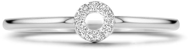 Blush - Ring - Witgoud Zilver