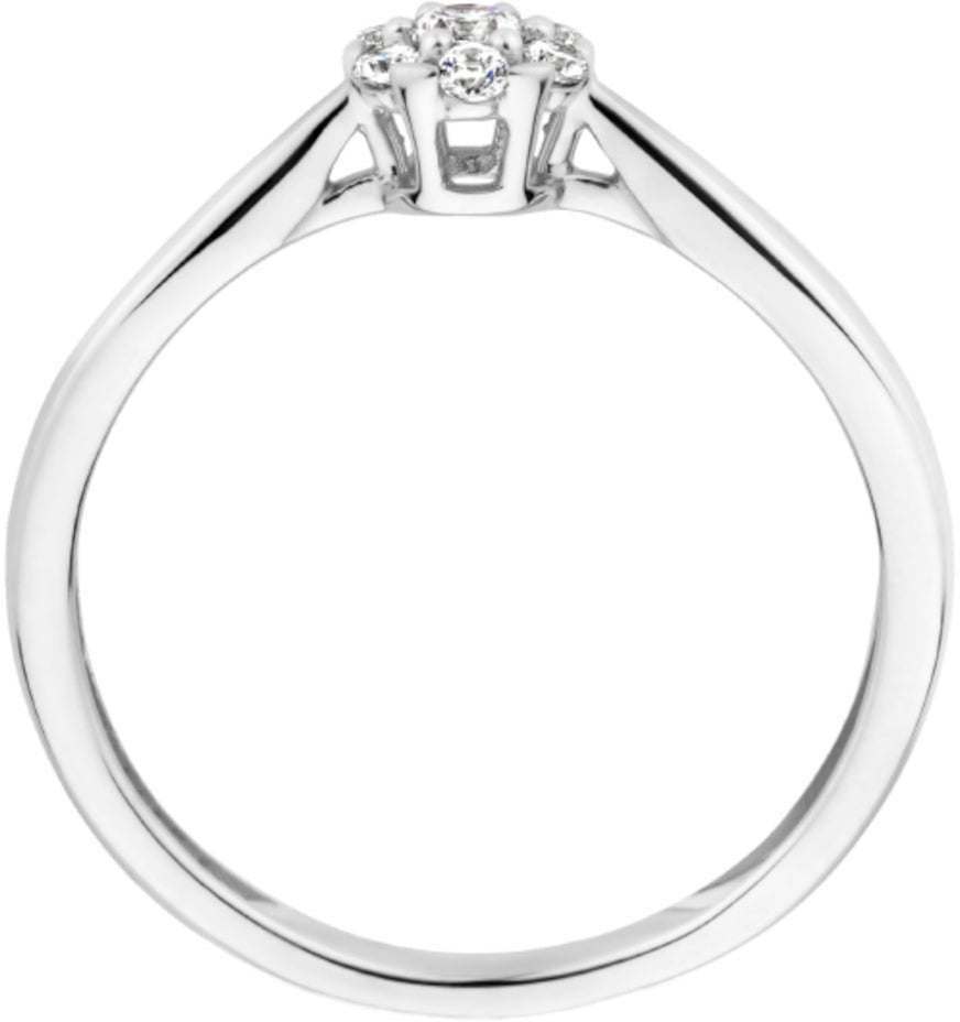 Blush - Ring - Witgoud Zilver