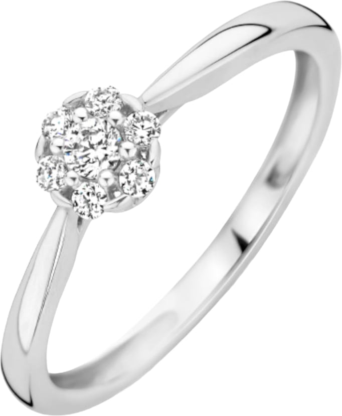 Blush - Ring - Witgoud Zilver