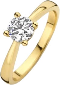 Blush Ring LG1004Y/54 14k Geelgoud 0.75crt G SI Briljant Lab Grown Diamant Maat 54 Goud