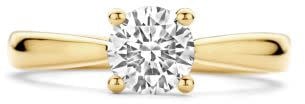 Blush Blush Ring LG1005Y/54 14k Geelgoud 1.00crt H SI Briljant Geslepen Labgrown Diamant Maat 54 Divers
