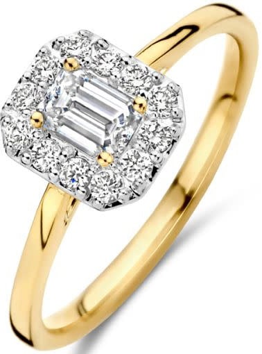 Blush Blush Ring LG1011Y/54 14K Geelgoud met 0.64crt Labgrown diamant Maat 54 Divers