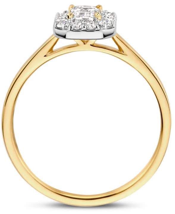 Blush Blush Ring LG1011Y/54 14K Geelgoud met 0.64crt Labgrown diamant Maat 54 Divers