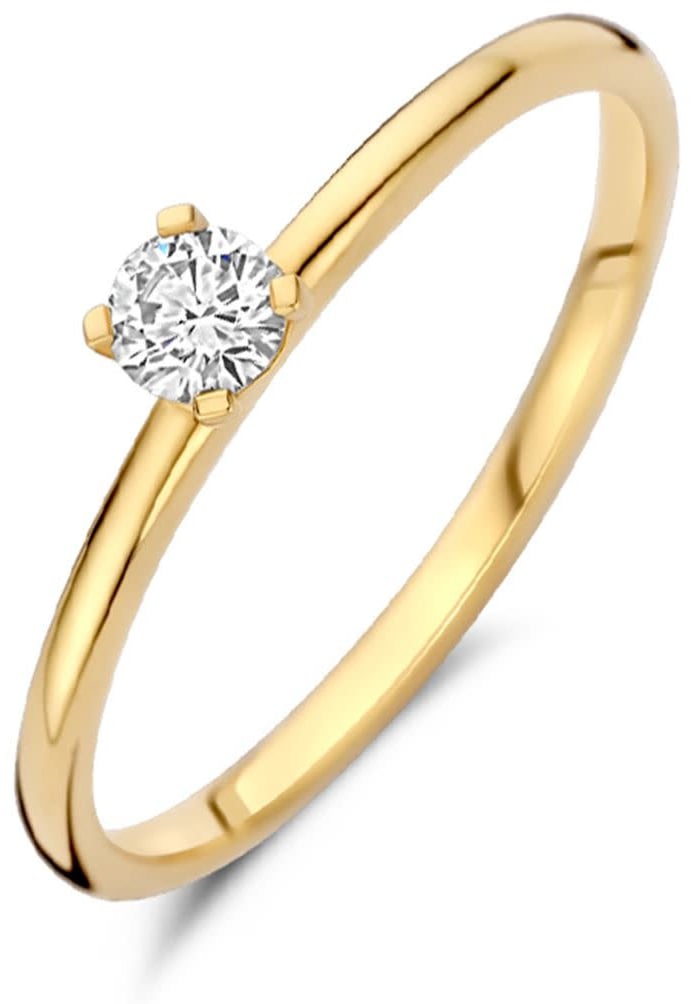 Blush Blush Ring LG1027Y/54 14k Geelgoud met 0,15crt G VS 1 Lab Grown Diamant Maat 54 Divers
