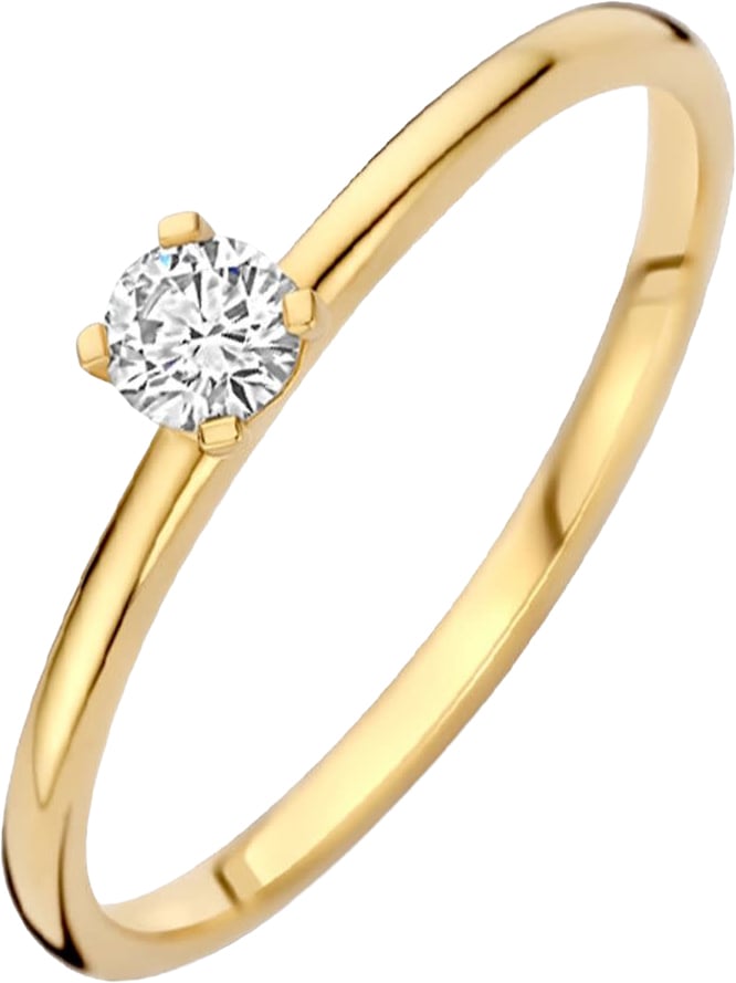 Blush Ring LG1027Y/54 14k Geelgoud met 0,15crt G VS 1 Lab Grown Diamant Maat 54 Goud