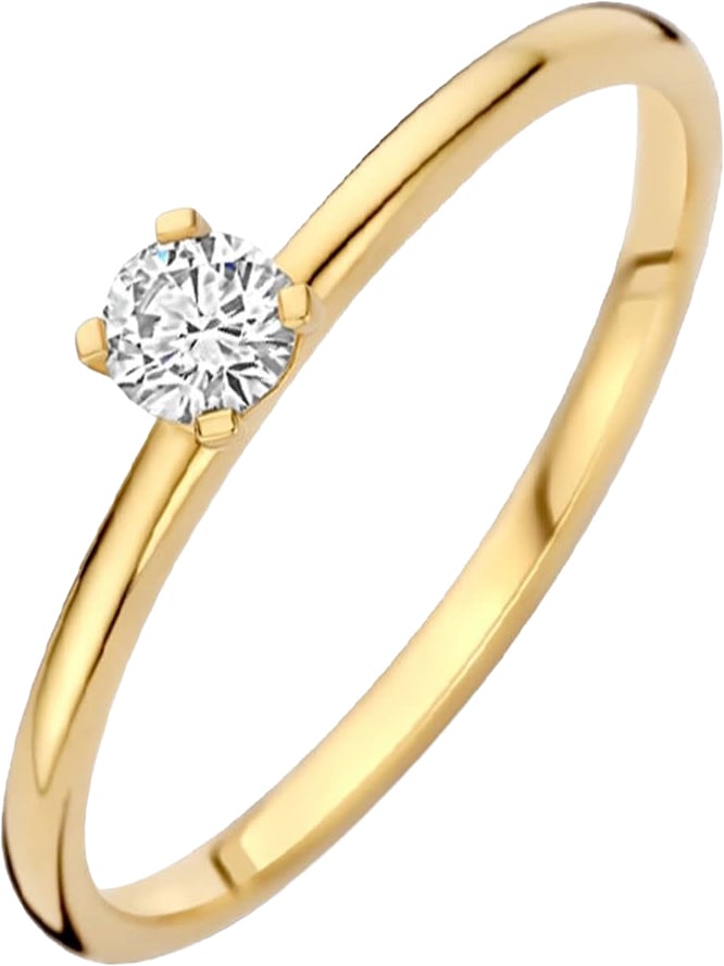 Blush Ring LG1027Y/54 14k Geelgoud met 0,15crt G VS 1 Lab Grown Diamant Maat 54 Goud