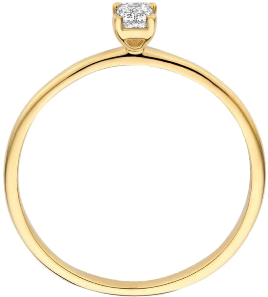 Blush Blush Ring LG1029Y/54 14k Geelgoud met 0,20crt G VS 1 Lab Grown Diamant Maat 54 Divers